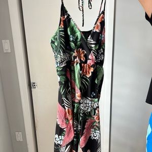 Tropical style romper